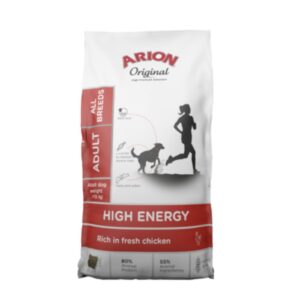 Arion Original Adult HIGH ENERGY Kana – aktiivisen koiran täysravinto 12kg