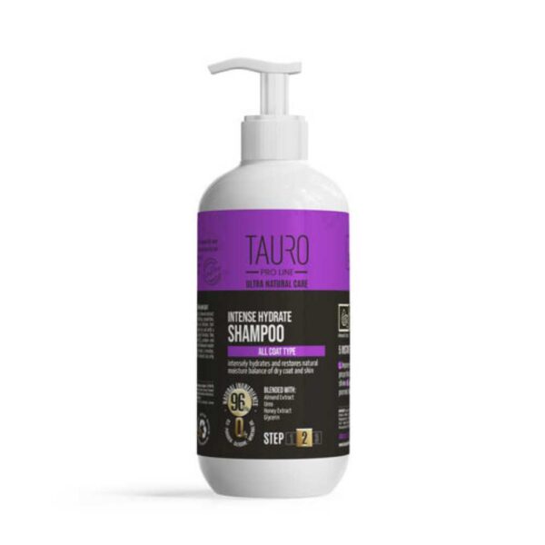 Tauro Pro Line Intense Hydrate, syväkosteuttava shampoo 400ml