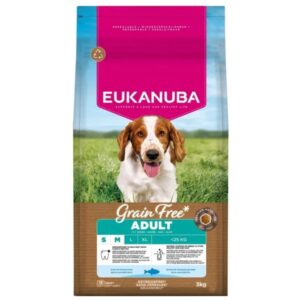Eukanuba Grain Free Adult S/M Ocean fish