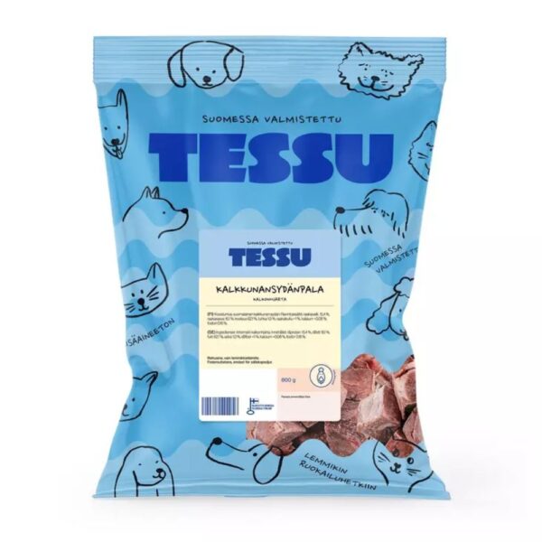 Tessu Kalkkunansydänpala 800g