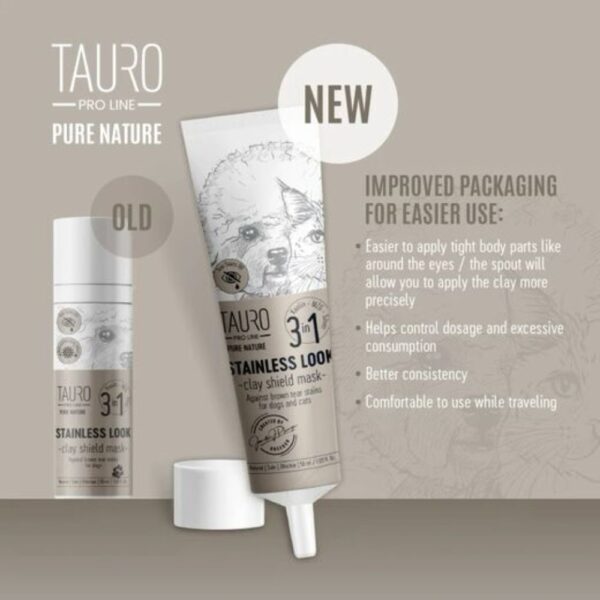 Tauro Pro Line Stainless Look 3 in 1, savinaamio koirille - Image 2