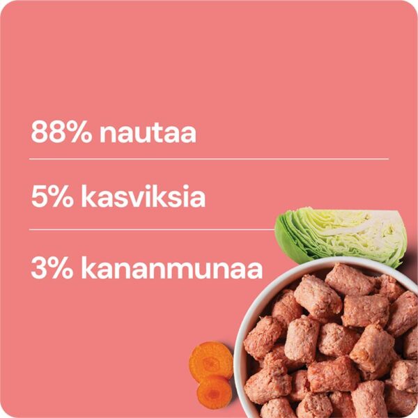 Nutriment by rauh, Nauta-Kasvikset täysravinto aikuiselle koiralle 1kg - Image 3