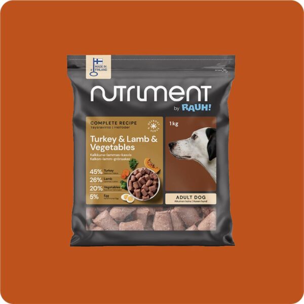 Nutriment by Rauh, Kalkkuna-Lammas-Kasvis 1kg