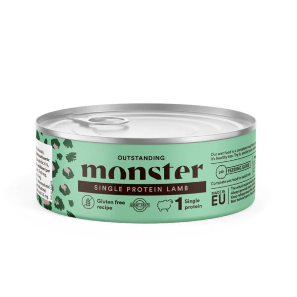 Monster Cat Adult Single Protein Lamb, 100g – Märkäruoka aikuisille kissoille