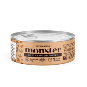 Monster Cat Adult Single Protein Turkey, 100g – Märkäruoka aikuisille kissoille