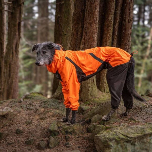 Non-stop Dogwear Fjord overall Raincoat, black/orange - Image 2
