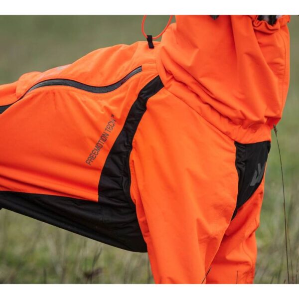 Non-stop Dogwear Fjord overall Raincoat, black/orange - Image 3