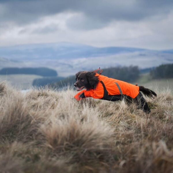 Non-stop Dogwear Fjord overall Raincoat, black/orange - Image 6