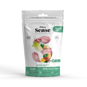 Dibaq Sense Immunity semi-moist snack koirille, ankka 100g