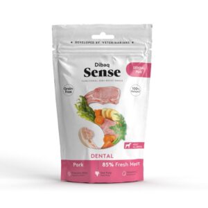 Dibaq Sense dental semi-moist snack koirille, possu 100 g