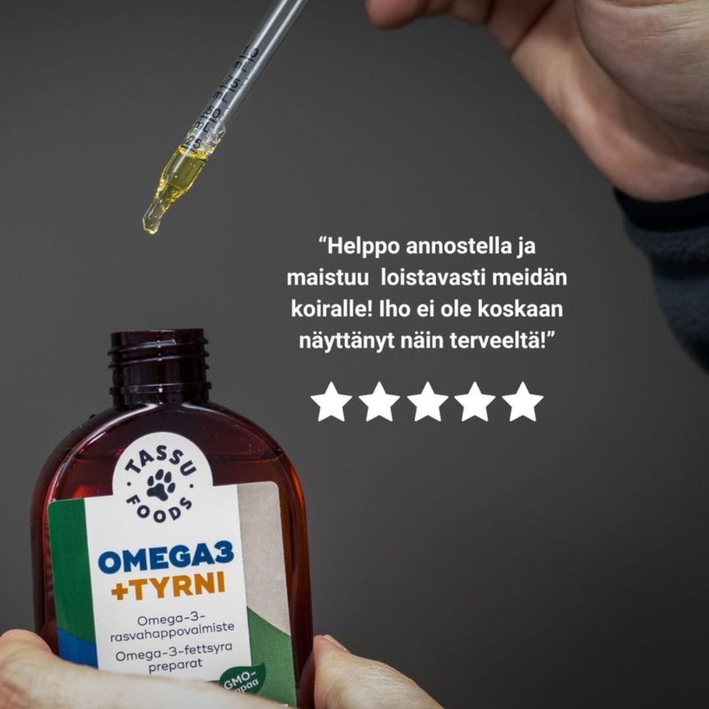 Tassu Foods Omega3 + Tyrni 100ml - Image 3