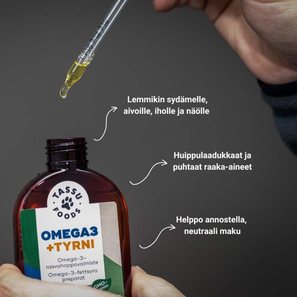 Tassu Foods Omega3 + Tyrni 100ml - Image 2