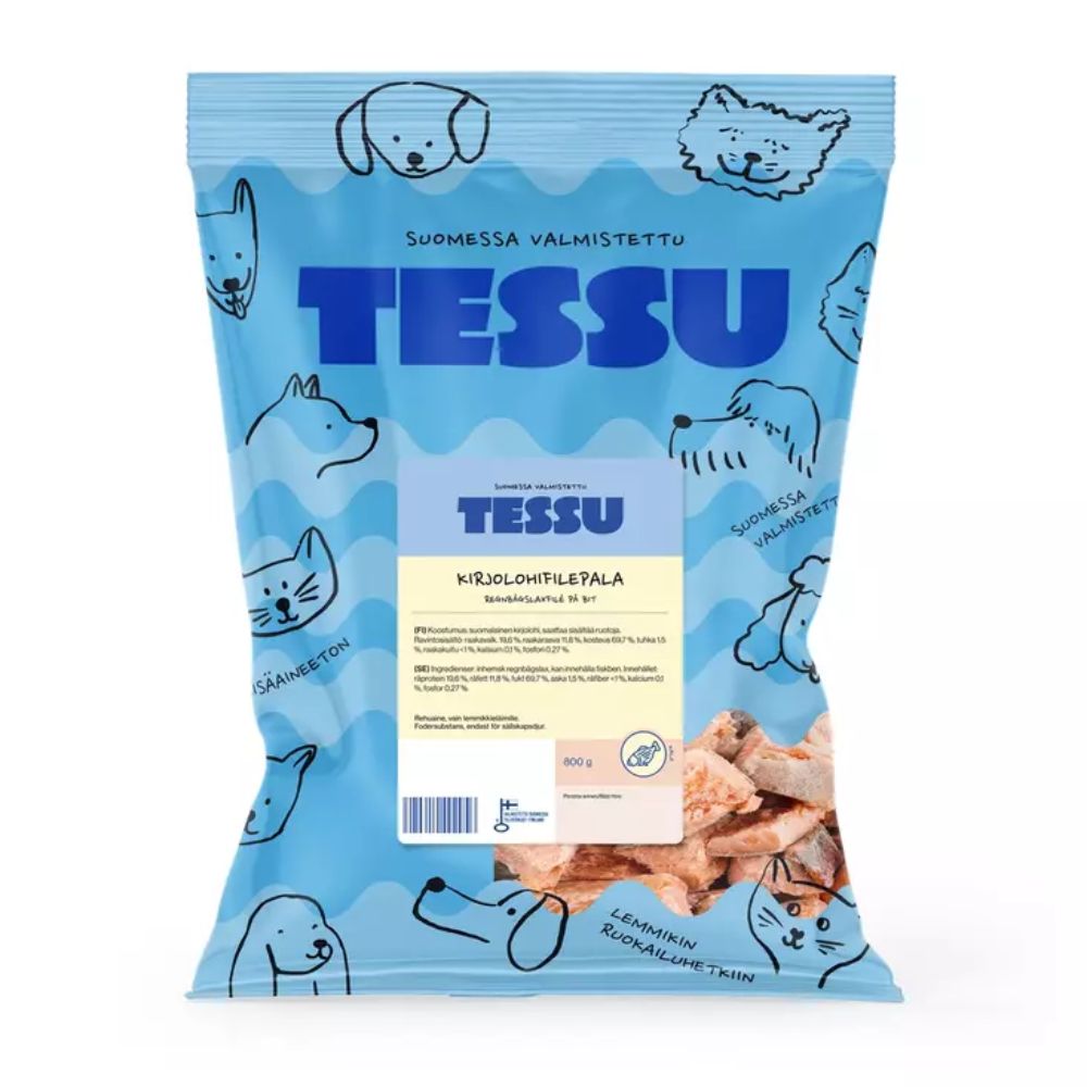 Tessu Kirjolohifilepalat 800g