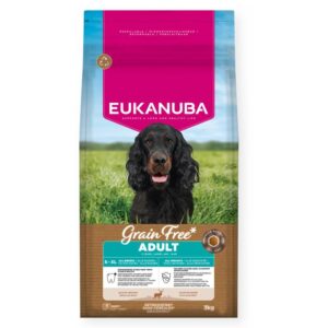 Eukanuba Grain Free Adult Venison – Viljaton Täysravinto Kaikille Roduille