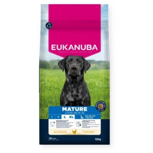 Eukanuba Mature Large breed, kana 12kg, Täysravinto vanhemmille koirille