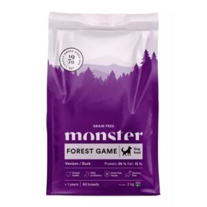 Monster Grain free Forest game, täysravinto aikuisille koirille