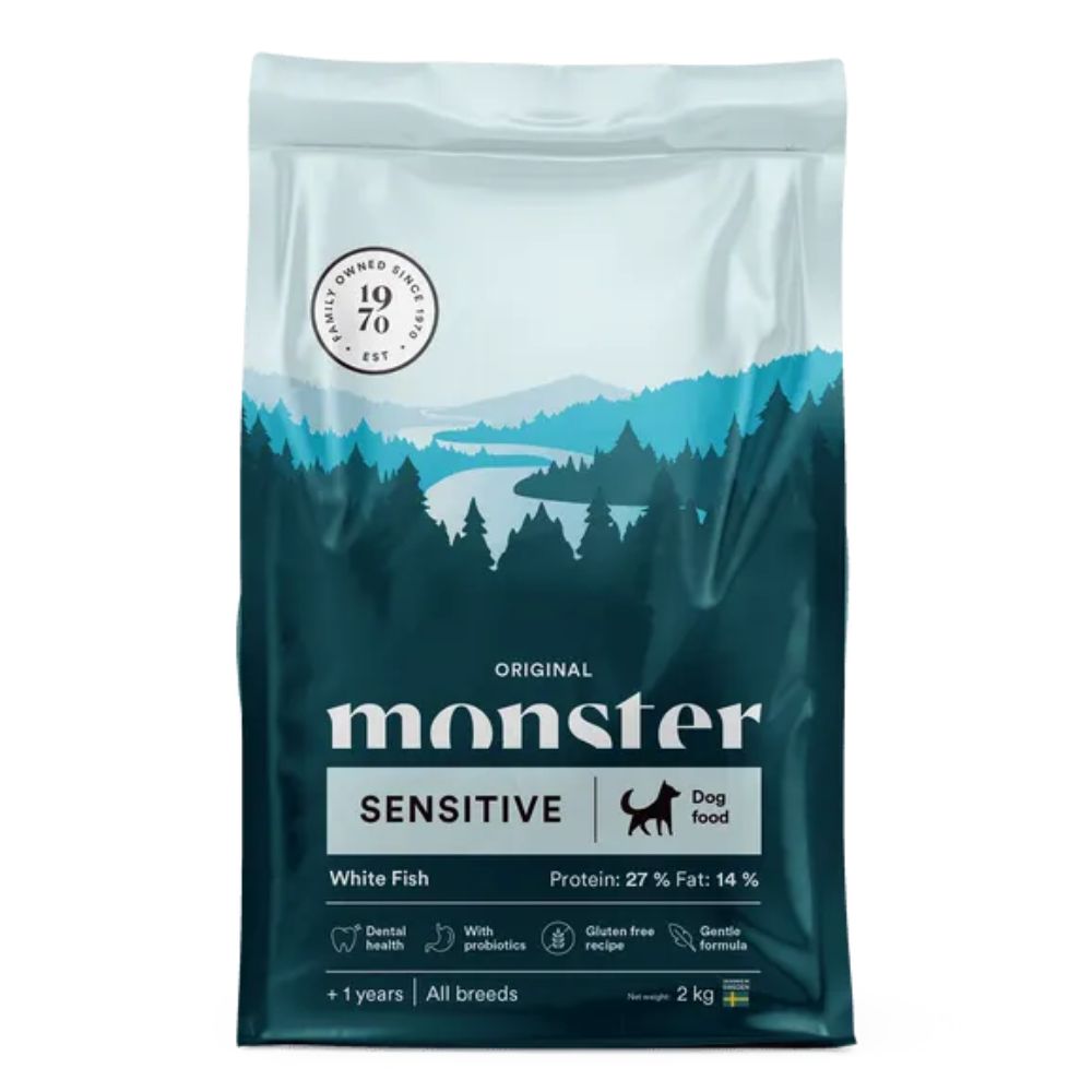 Monster Dog Original Sensitive white fish