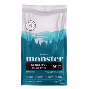 Monster Original Sensitive White fish, Small Bites – Kala