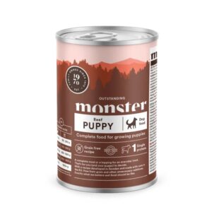 Monster Dog Puppy Beef, säilykeruoka pennuille 400g