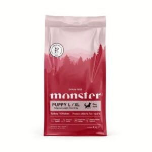 Monster Grain Free Puppy L/XL Chicken & Turkey