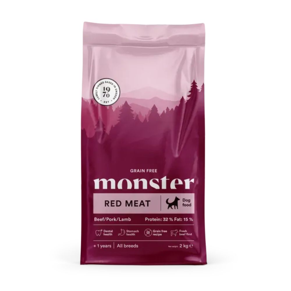Monster Dog Grain Free Adult Red Meat