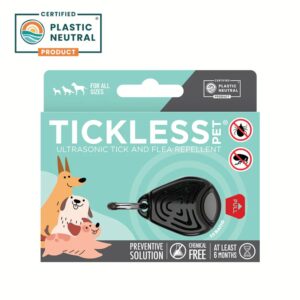 Tickless Pet punkkikarkotin Musta