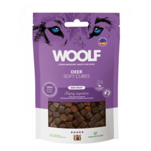 Woolf Soft Cubes Deer, Peura- monoprotein 100 g