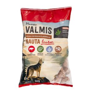 Murren Valmis nauta -koiran täysravinto 3kg